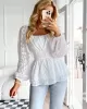 Women's Mesh Long Sleeve Long Top