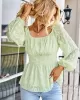 Women's Mesh Long Sleeve Long Top