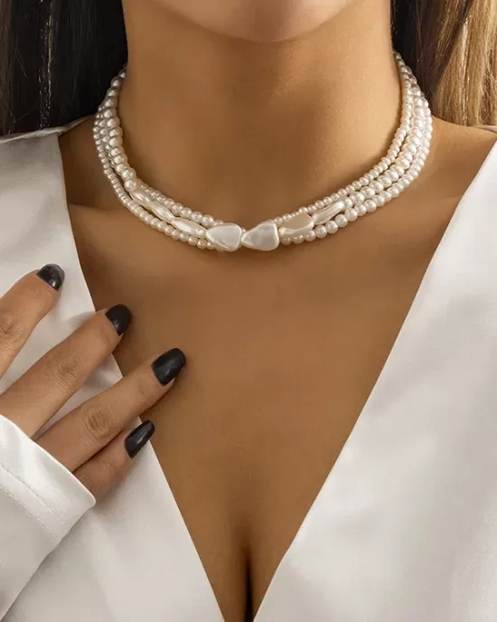 Original Vintage Multi-Layered Pearl Necklace Original Vintage Multi-Layered Pearl Necklace