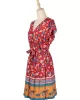 Women A-Line Floral Printed Bohemia Dress