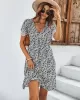 Loose A-Line Floral Printed Bohemia Dress