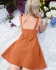 Vacation High Waisted Backless Mini Dress