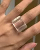 Original Stylish Resin 8 Colors Geometric Ring Original Stylish Resin 8 Colors Geometric Ring