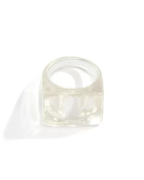 Original Stylish Resin 8 Colors Geometric Ring Original Stylish Resin 8 Colors Geometric Ring