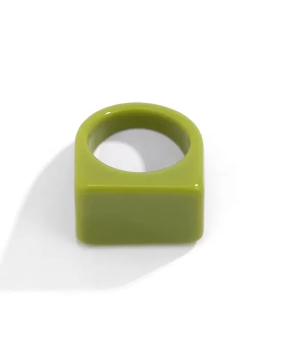Original Stylish Resin 8 Colors Geometric Ring Original Stylish Resin 8 Colors Geometric Ring