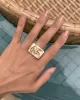 Original Stylish Resin 8 Colors Geometric Ring Original Stylish Resin 8 Colors Geometric Ring