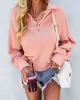 Vacation Loose Buttoned T-Shirts Tops