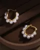 Women Pearl Vintage Simple Earrings