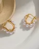 Women Pearl Vintage Simple Earrings