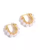 Women Pearl Vintage Simple Earrings