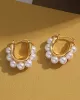 Women Pearl Vintage Simple Earrings