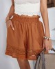 Casual Loose Solid Color  Shorts Bottom