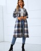 Casual Loose Plaited Lapel Collar Coat