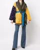 Casual Loose Lace-Up Tasseled Patchwork Coat