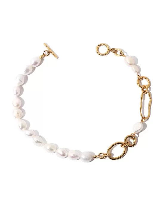 Women's Light Luxury Natural Baroque Pearl Necklace