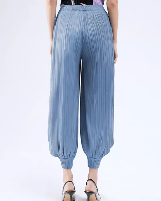 Simple Loose Solid Color Casual Harem Pants Bottoms