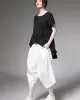 Original Simple Casual Loose White Harem Pants