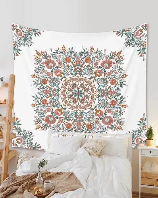 Home Decor Floral Mandala Tapestry