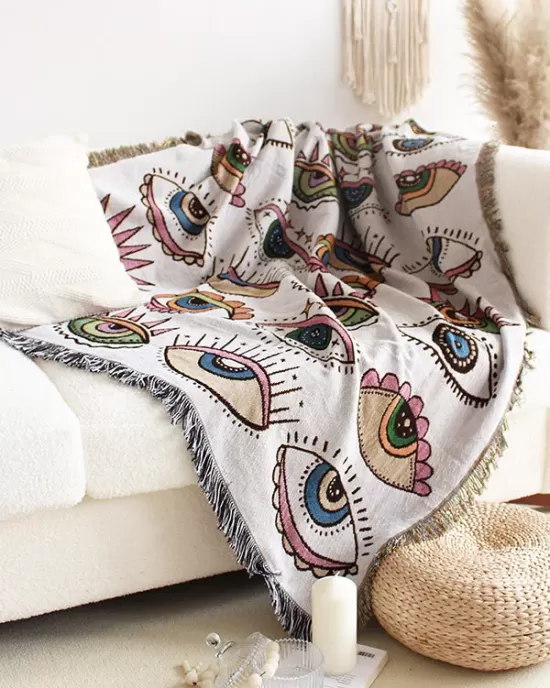 Camping Blanket Sofa Cover Printed Blankets