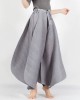 Simple Wide Leg Loose Pleated Solid Color Casual Pants Bottoms