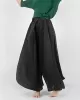 Simple Wide Leg Loose Pleated Solid Color Casual Pants Bottoms