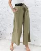 Simple Wide Leg Loose Elasticity Casual Pants Bottoms