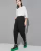 Simple Cool Loose Elasticity Solid Color Casual Harem Pants Bottoms