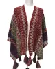 Casual Loose Patchwork Shawl&Cloak