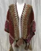 Casual Loose Patchwork Shawl&Cloak