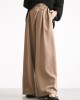 Casual Wide Leg Loose Solid Color Pants Bottoms