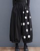 Original Creation Loose Wide Leg Polka-Dot Casual Pants Bottoms