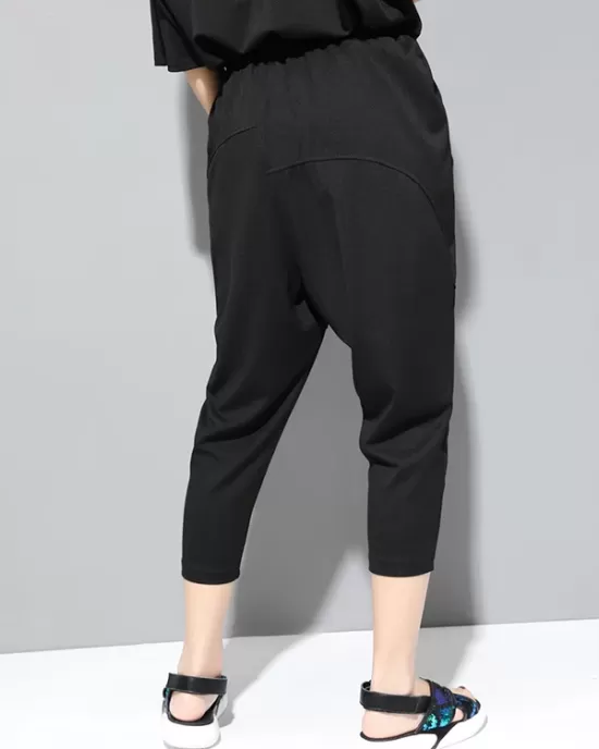 Loose Split-Joint Harem Pants