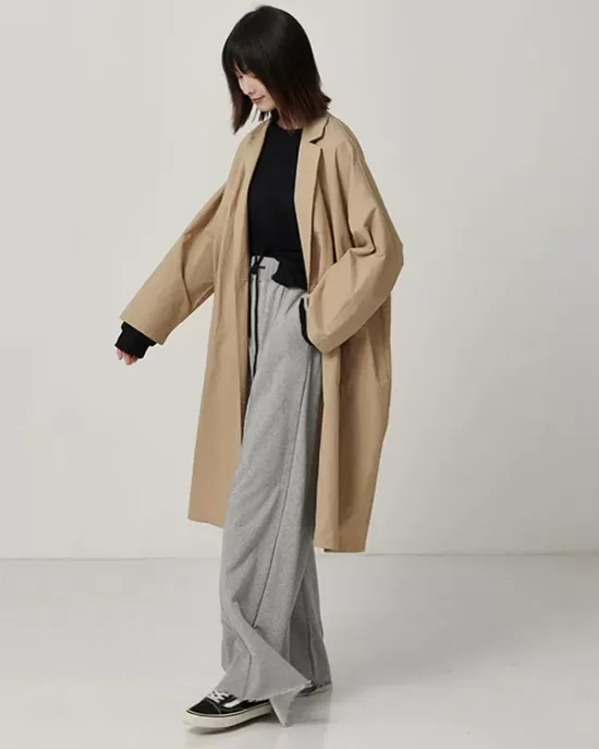 Casual Solid Column Wide Leg Pants