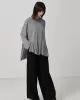 Casual Solid Column Wide Leg Pants