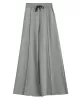 Casual Solid Column Wide Leg Pants