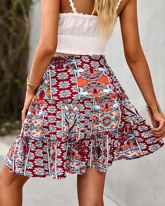 Going Out A-Line Pleated Skirts Bottoms