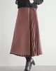 Graceful A-Line Pleated Skirt