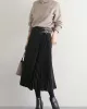 Graceful A-Line Pleated Skirt