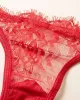 Eyelash Lace Underwired Split Sexy Lingerie