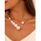 Asymmetric Beaded Geometric Necklaces Accessories Dainty Necklace