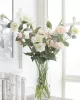 Lisianthus Flower Silk Flower Furnishings Wedding Bouquet Decoration