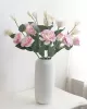 Lisianthus Flower Silk Flower Furnishings Wedding Bouquet Decoration