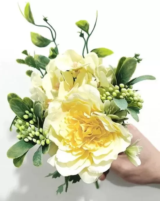 Lisianthus Flower Silk Flower Furnishings Wedding Bouquet Decoration