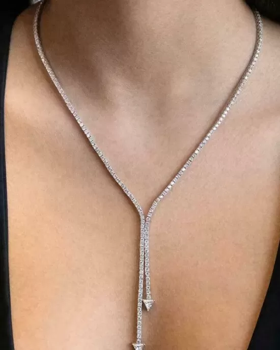 Urban Evening Normcore Rhinestone Necklaces Accessories