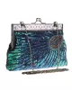 4 Colors Urban Geometric Sequined Makeup Bag Handbag