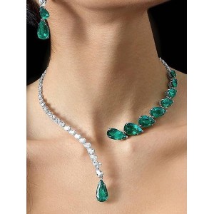 Original Stylish Statement Crystal Necklace