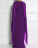 Loose Solid Color Round-Neck Maxi Dresses