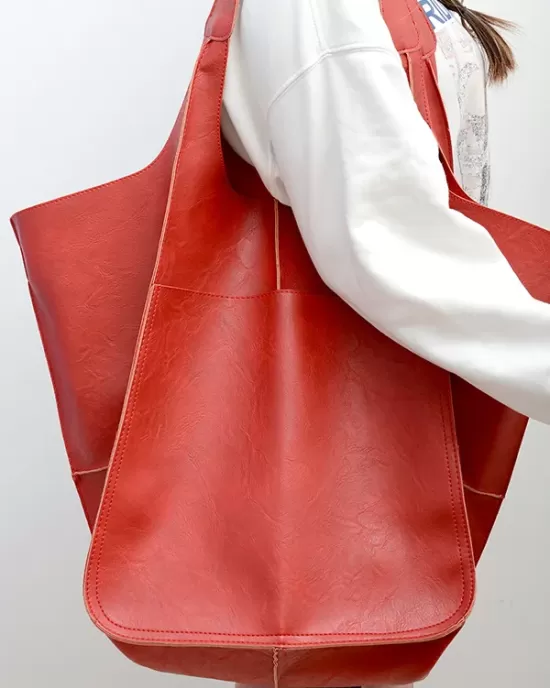 Split-Joint Tote Bags Handbags