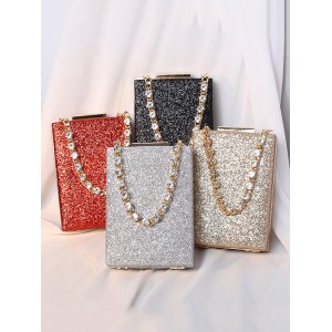 Chains Rhine Stones Handbags