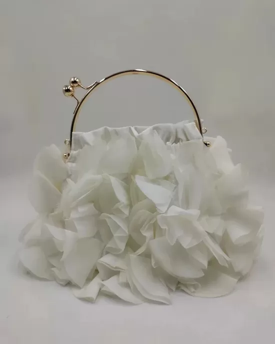 Three-Dimensional Flower Handbags